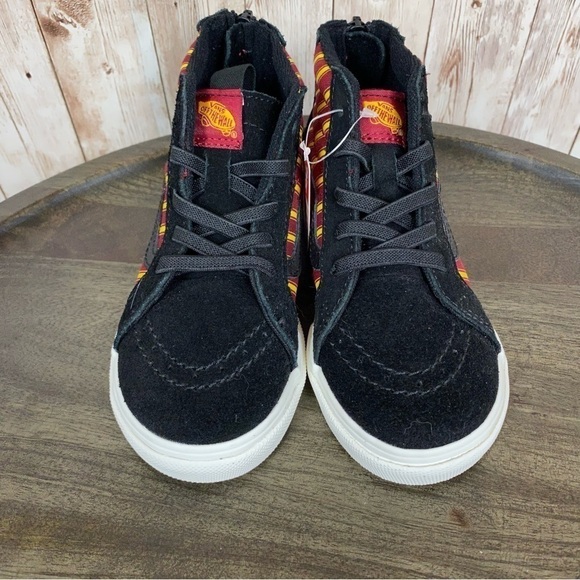 Vans x Harry Potter Sk8-Hi Zip Gryffindor High Top Sneaker Size 4.5 Toddler - Picture 2 of 11